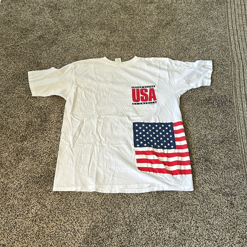 USA T Shirt Size Large